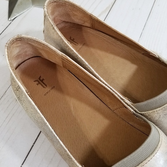 Frye Melanie slip on sneakers metallic moonlight - Picture 5 of 7